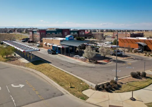 For Sale-1319 Tower Rd, Commerce City, CO 80022-Left Corner of Front of Property - Fast Food Restaurant