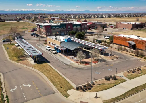 For Sale-1319 Tower Rd, Commerce City, CO 80022-Aerial of Property - Fast Food Restaurant