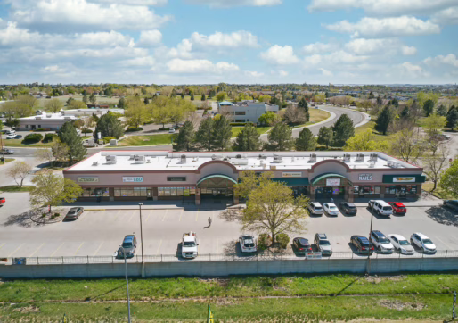 Retail For Lease-5750 W 10th St, Unit F, Greeley, CO 80634-Aerial of Hillcrest Shopping Center.