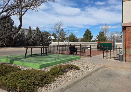 Retail For Lease-4731 W 10th St, Unit G, Greeley, CO 80634-AI generated to show patio area.