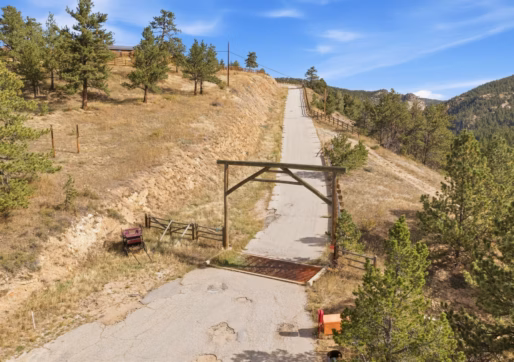 For Lease-15747 State Hwy 7, Lyons, CO-The Main Entrance to Property-62.48 Acres of Mountain Perfection