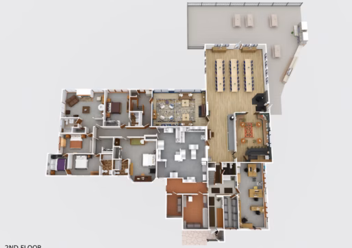 For Lease-15747 State Hwy 7, Lyons, CO-Floorplan-The Main Lodge-Main Floor Layout